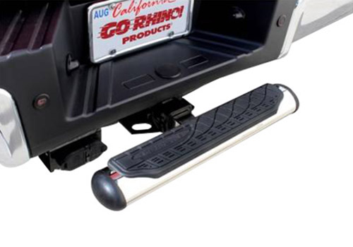 Go Rhino 2" Receiver Polished Stainless 24" Oval Hitch Step